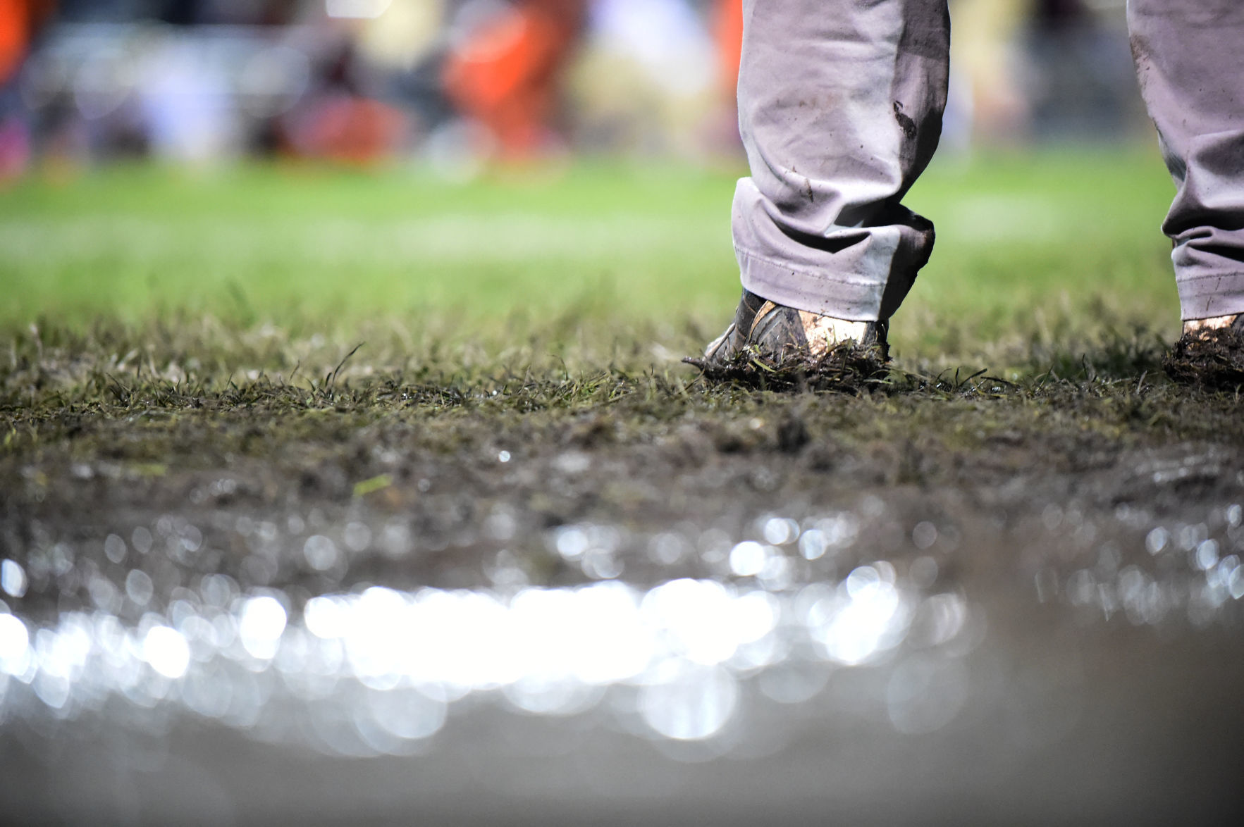 Muddy conditions
